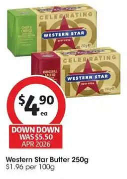 Coles Western Star Butter offer