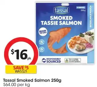Coles Tassal Smoked Salmon offer
