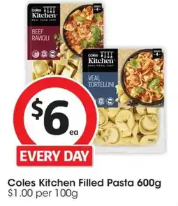 Coles Coles Kitchen Filled Pasta offer