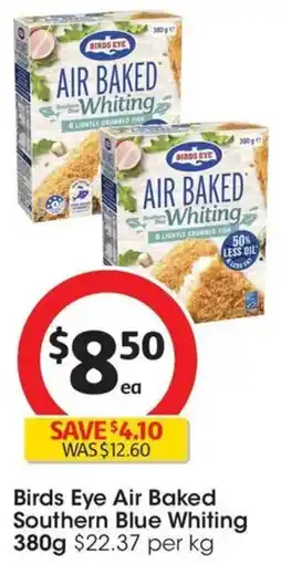 Coles Birds Eye Air Baked Southern Blue Whiting offer