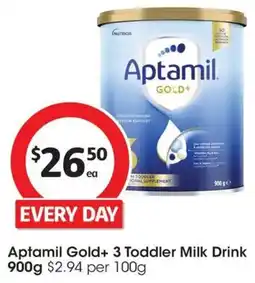 Coles Aptamil Gold+ 3 Toddler Milk Drink offer