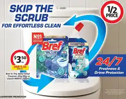 Coles Bref In The Bowl Toilet Cleaner or Liquid offer