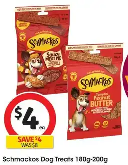 Coles Schmackos Dog Treats offer
