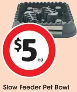 Coles Slow Feeder Pet Bowl offer