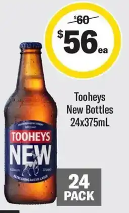 Coles Tooheys New Bottles offer