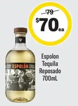 Coles Espolon Tequila Reposado offer