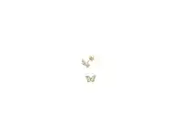 Bevilles Jewellery Children&#039;s 9ct Yellow Gold Butterfly Stud Earrings offer