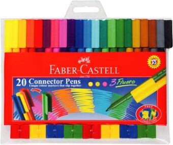 Coles Faber Castell Connector Pens 20 Pack offer