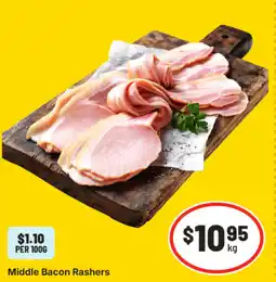 IGA Middle Bacon Rashers offer