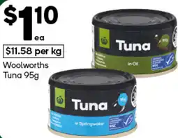 Woolworths Woolworths Tuna offer