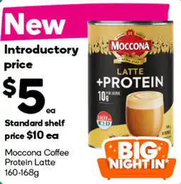 Woolworths Moccona Coffee Protein Latte offer