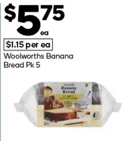 Woolworths Woolworths Banana Bread offer