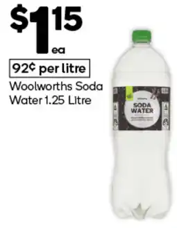 Woolworths Woolworths Soda Water offer
