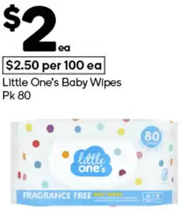 Woolworths Little One's Baby Wipes offer