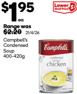 Woolworths Campbell's Condensed Soup offer
