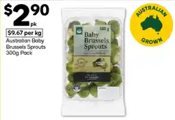 Woolworths Australian Baby Brussels Sprouts offer