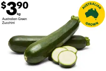 Woolworths Australian Green Zucchini offer