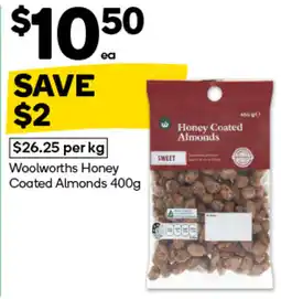 Woolworths Woolworths Honey Coated Almonds offer