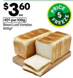 Woolworths Bread Loaf offer