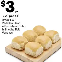 Woolworths Bread Roll offer
