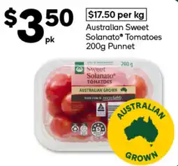 Woolworths Australian Sweet Solanato Tomatoes offer