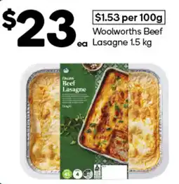 Woolworths Woolworths Beef Lasagne offer
