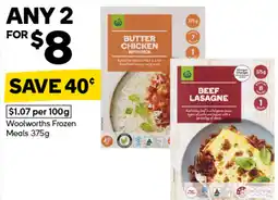 Woolworths Woolworths Frozen Meals offer