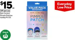 Woolworths Skin Control Pimple Patches Variety offer