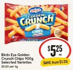 IGA Birds Eye Golden Crunch Chips offer