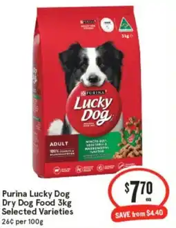 IGA Purina Lucky Dog Dry Dog Food offer