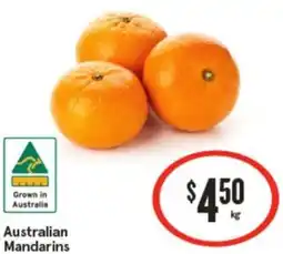 IGA Australian Mandarins offer