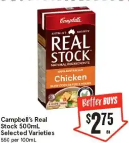 IGA Campbell's Real Stock offer