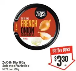 IGA ZooSh Dip offer