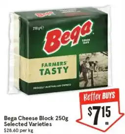 IGA Bega Cheese Block offer