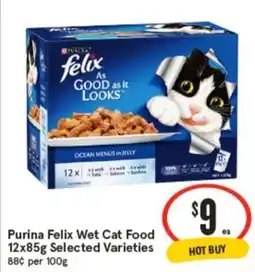 IGA Purina Felix Wet Cat Food offer
