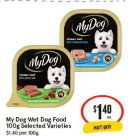 IGA My Dog Wet Dog Food offer