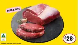 IGA Australian Value Beef Scotch Portions offer