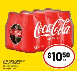 IGA Coca-cola, sprite or fanta offer