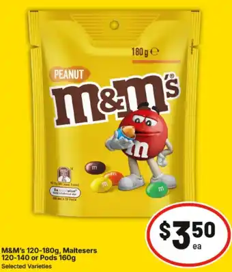 M&M's, Maltesers or Pods
