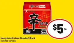 IGA Nongshim Instant Noodle offer