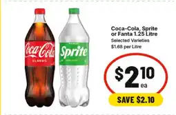 IGA Coca-Cola, Sprite or Fanta offer