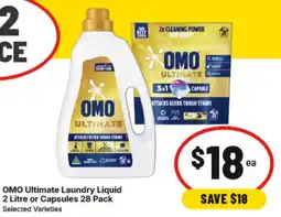 IGA OMO Ultimate Laundry Liquid or Capsules offer