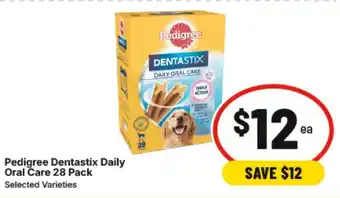 IGA Pedigree Dentastix Daily Oral Care offer