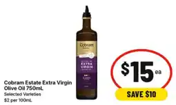 IGA Cobram Estate Extra Virgin Olive Oil offer