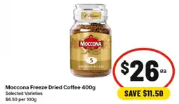 IGA Moccona Freeze Dried Coffee offer