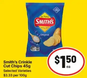 IGA Smith's Crinkle Cut Chips offer