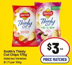 IGA Smith's Thinly Cut Chips offer