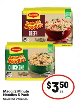 IGA Maggi 2 Minute Noodles offer