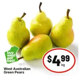 IGA West Australian Green Pears offer