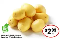 IGA West Australian Loose Washed White Potatoes offer